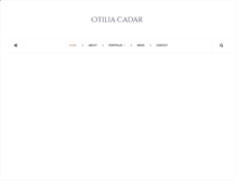 Tablet Screenshot of otiliacadar.com